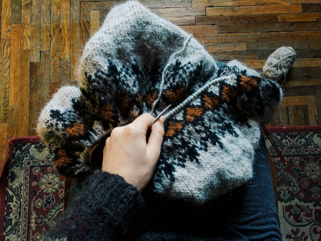 Starting the colour work